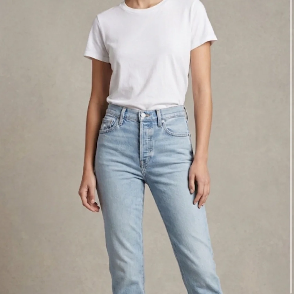 MOTHER Light Blue Ankle & Cropped Jeans EUC - Picture 1 of 11